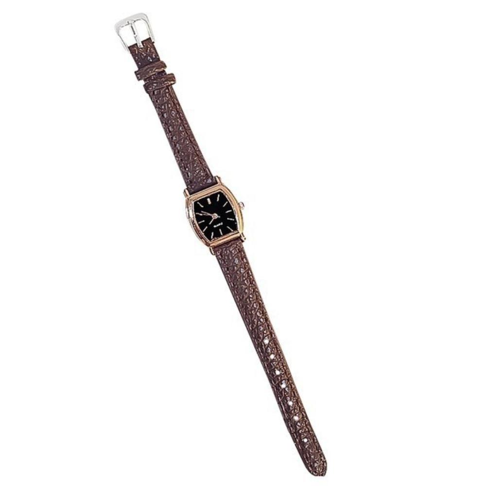Imitation Leather Quartz Watches Retro Bracelet Watch Simple Women's Watches  Daily