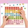 Wooden Double Sided Number Board Learning Toy For Kid Educational Activity Parent Child Interaction