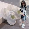 Lightweight and versatile children's dad shoes, girls' sneakers2026Breathable white sneakers, men's casual shoes, new mesh design