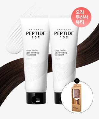 [2pack Large Volume] Peptide 132 Ultra Perfect Hair Bonding Treatment 240ml X 2ea + Shampoo 100ml