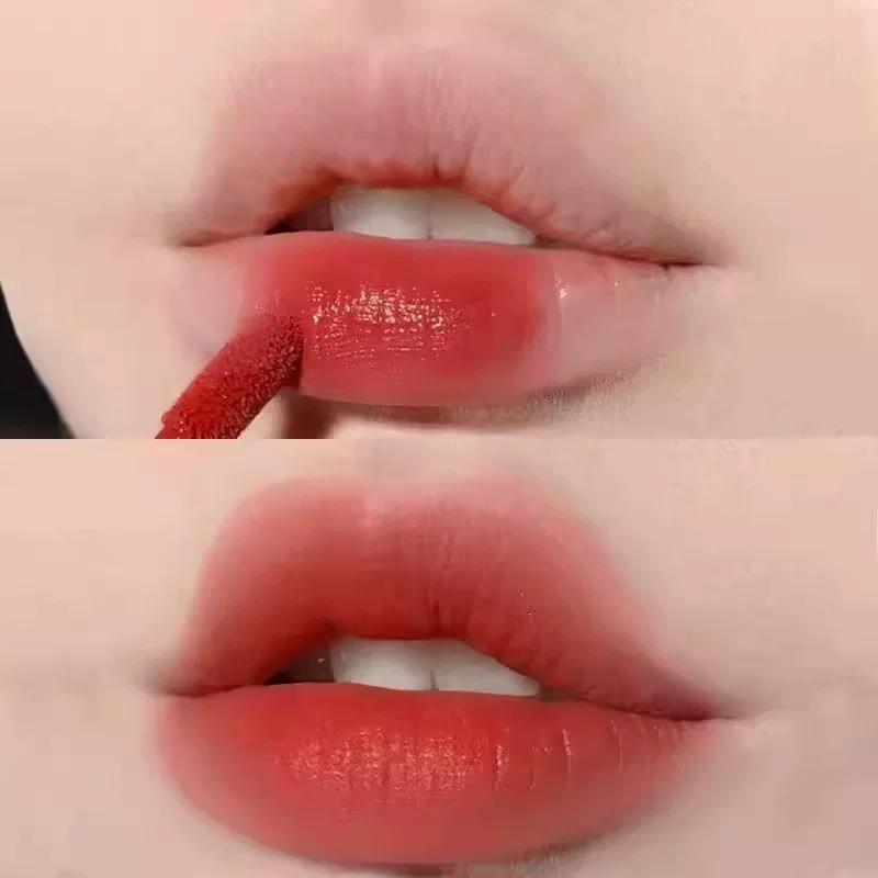 Natural-Looking Female High-Profile Influencer Matte Lip Gloss, Non-Fading, Non-Stick, Brightening, Affordable Lipstick for Students