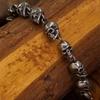 Vintage Gothic Full Skull Bracelet Men's Motorcycle Riding Rock Bike Hip Hop Punk Jewelry Halloween Gift
