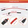 UXCELL 2 Pcs Spark Plug Wire Ignition Coil Cable for Harley Davidson Sportster 883 1200