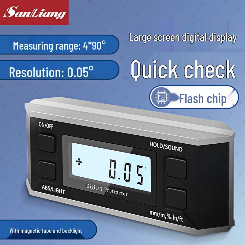 Sanliang High-Precision Digital Magnetic Inclinometer (CN version)