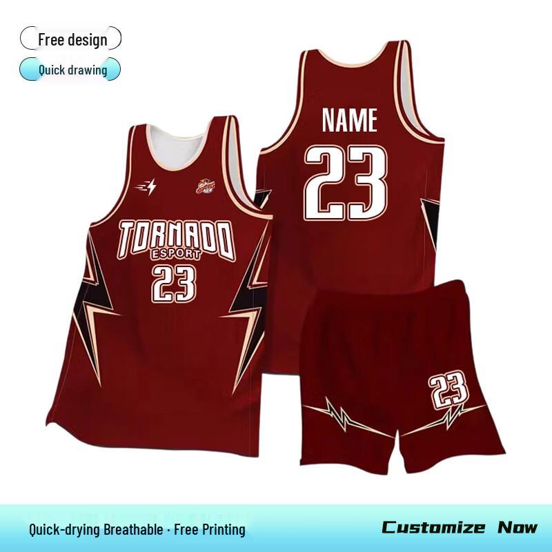 Men's Custom American Style Basketball Jersey Set