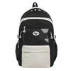 High value, fresh and sweet, contrasting color splicing backpack, casual and lightweight backpack for junior high school students