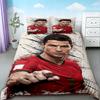Tiener CR7 Dekbedovertrek Voetbal Cristiano Ronaldo Beddengoed Set voor Comfortabele en Ademende Slaapkamer Decoratie Cadeaus