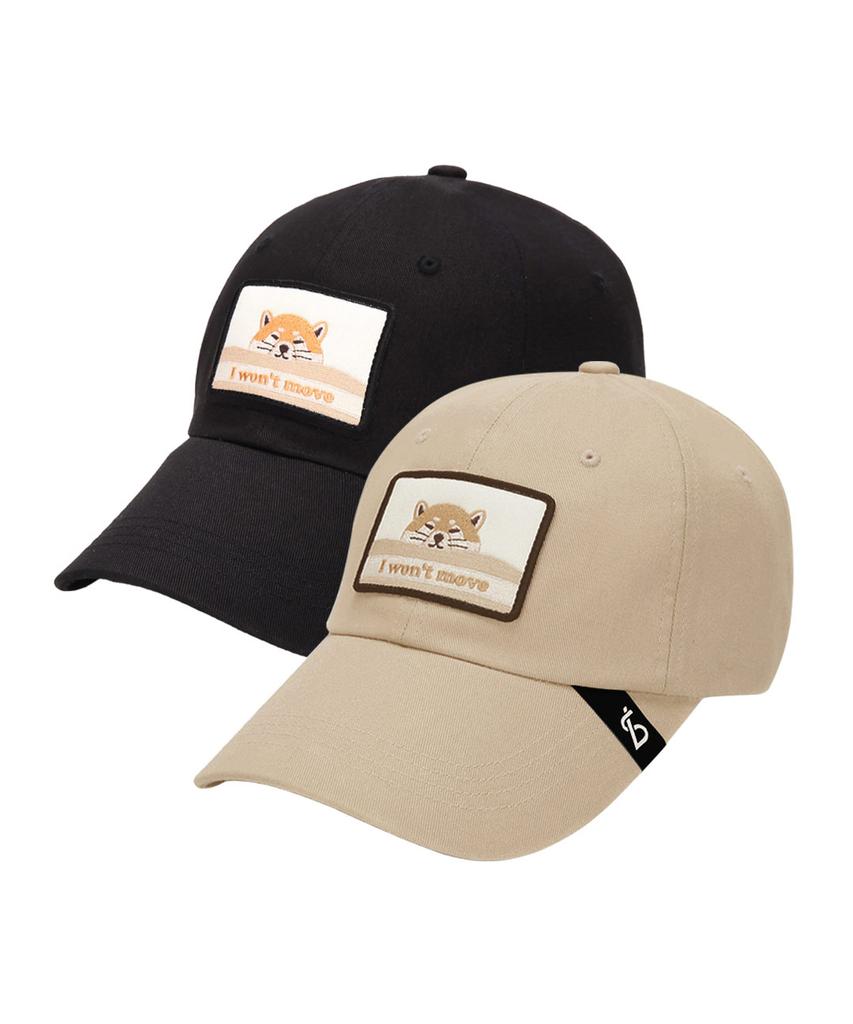 Beullaegsaenjeu Animal Patch Shiba Inu Ball Cap (2 Colors)