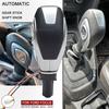 Auto Automatik-Schaltknauf Schalthebelkopf Schwarz Silber Für Ford Focus 5-Türer/Kombi/Limousine 2014 2015 2016 2017 2018