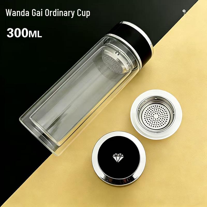 Custom Logo High-Temperature Resistant Borosilicate Glass Tea Cup - Personalized Thickened Water Cup