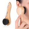 Nan Bamboo Beech Wood Long Handle Facial Cleansing and Massage Brush