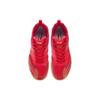 Li Ning Competition Cushioning Slip Resistant Abrasion Resistant Breathable Low Top Table Tennis Shoes Men's Flame Red APPR001-1