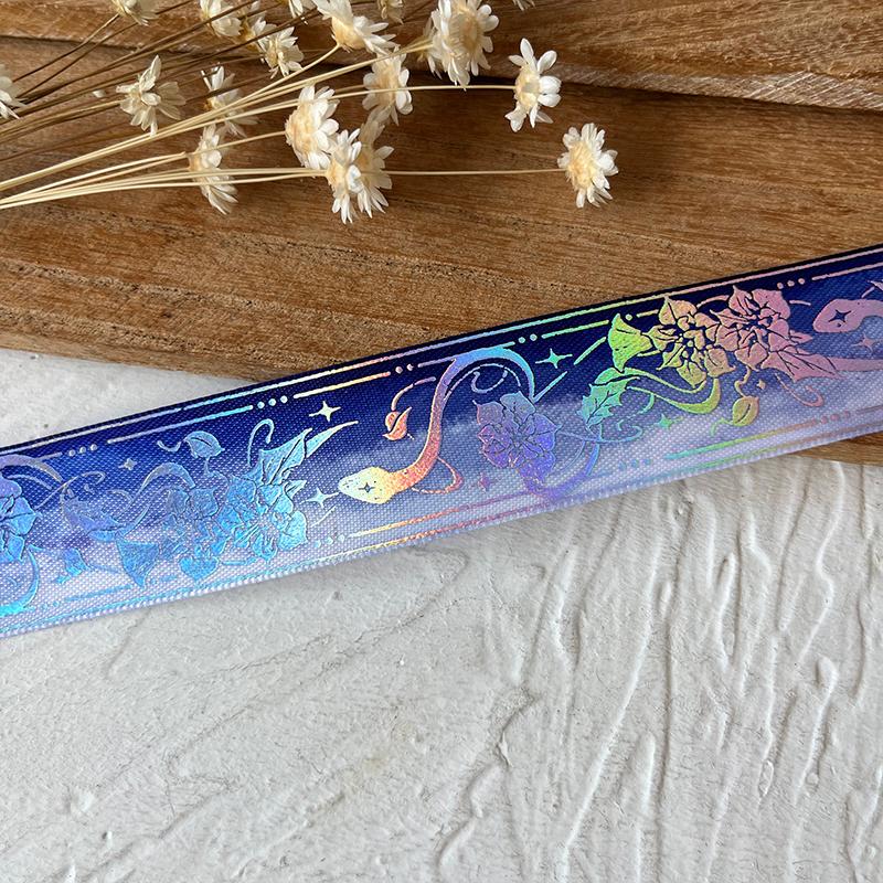 2.5cmx4.5m/Roll Packaging Ribbons Decorative Multiple Colors Brooch Badge Hot Stamping Pattern Headwear Hat Cartoon Gift Box