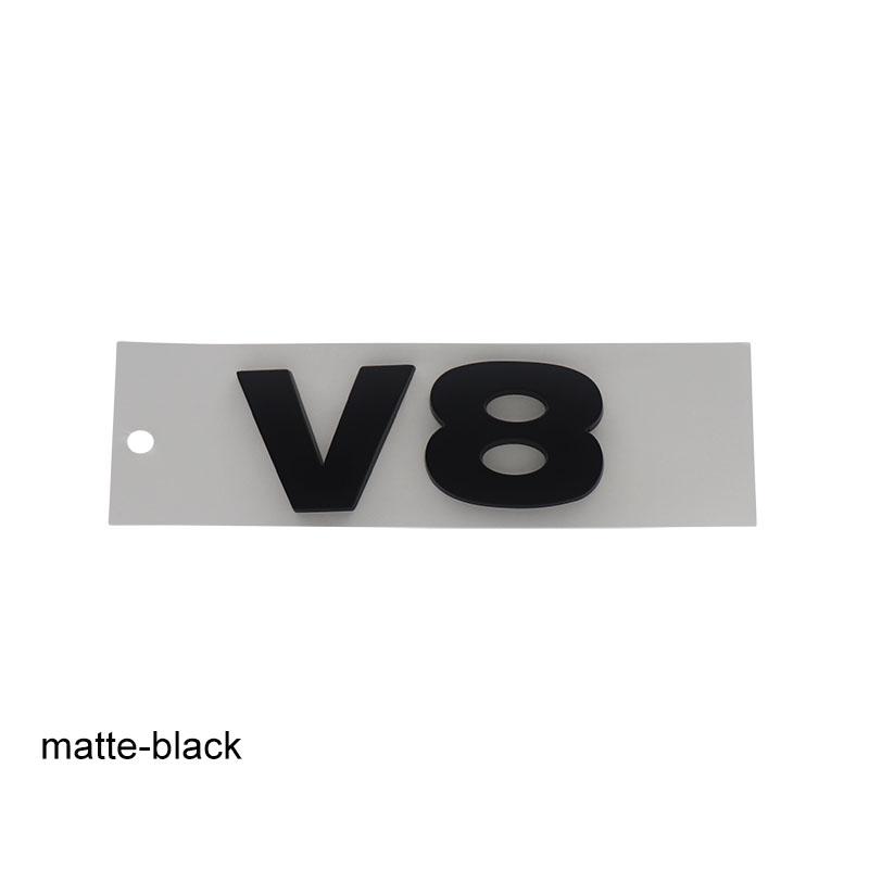 3D Premium V8 V 8 Letters for Discovery Evoque Vogue Car Engine Hood Fender Trunk Tail Rear Decal Emblem Badge Sticker
