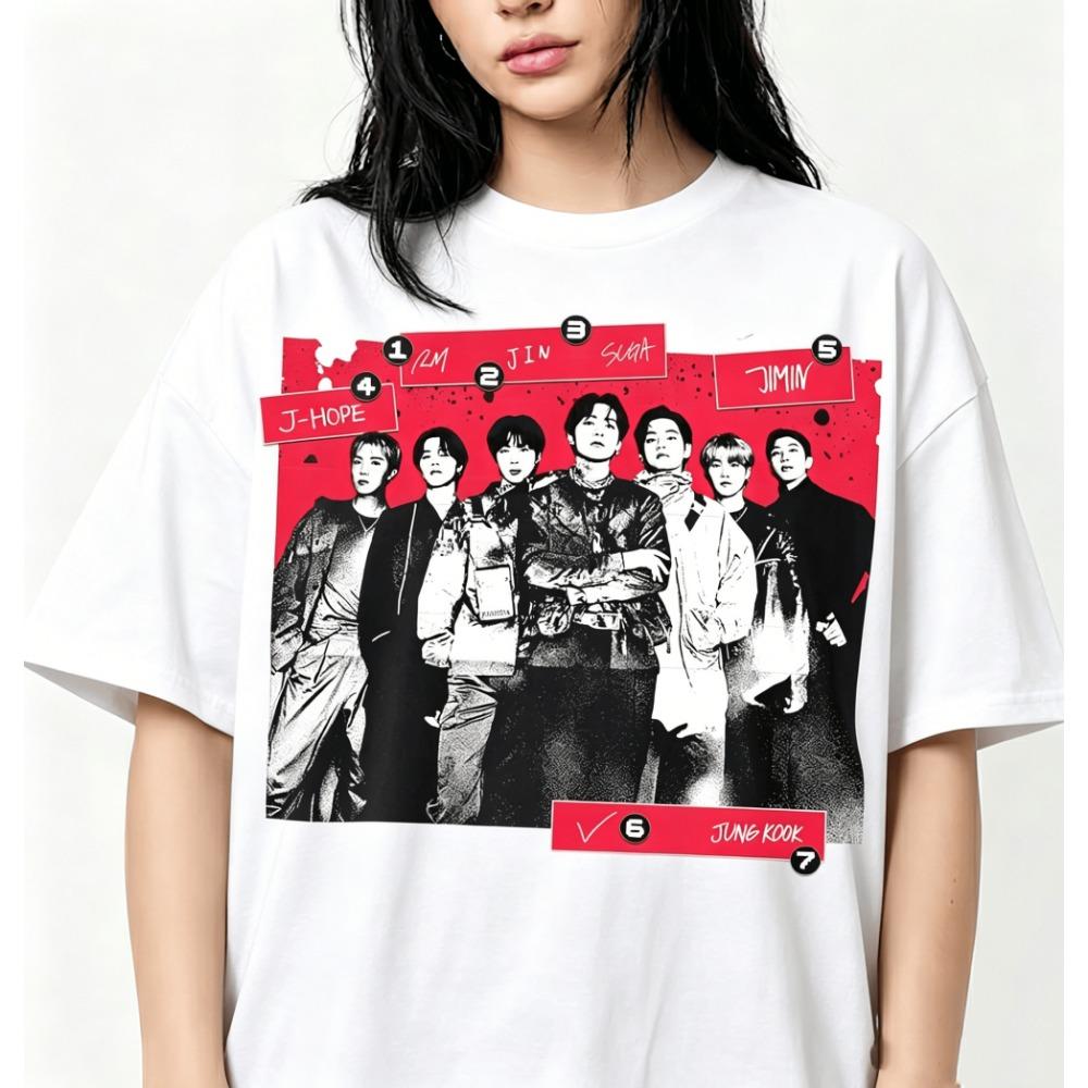 Concert T-shirt Summer Men's and Women's T-shirt Breathable