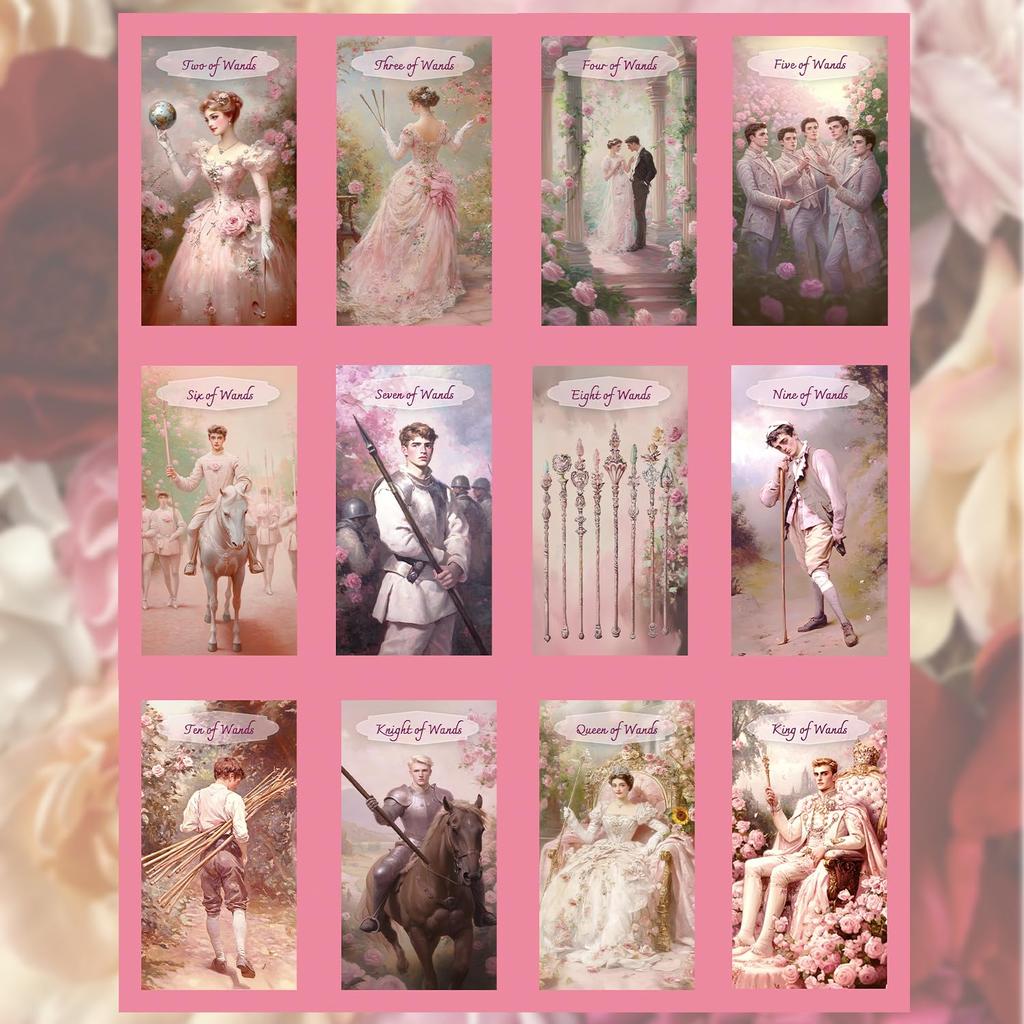 [Genuine] Victorianrose Tarot Card Victorian Rose Tarot Card [Tarot Card Oracle Card Lenormand Card]