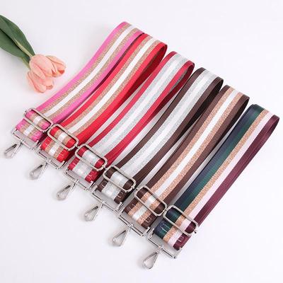 Nastavitelný 5cm Zlatý a Stříbrný Široký Popruh na Kabelku: Všestranný ramenní doplněk pro ženy