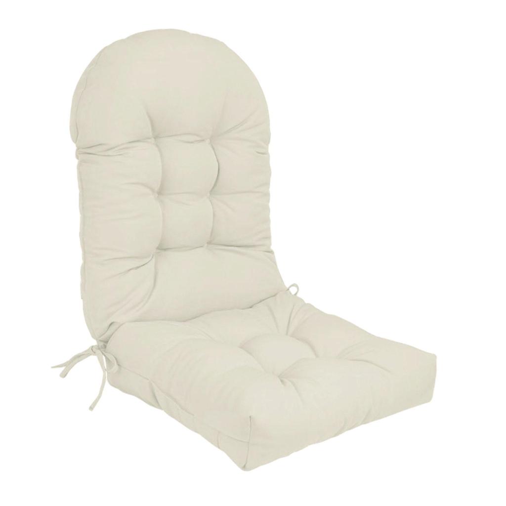 High Back Chair Cushion Waterproof Chair Pad Rocking Chair Cushion for Outdoor Furniture Balcony Garden Patio Living Room