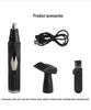 Men's USB Rechargeable Multifunction Nose & Eyebrow Trimmer Set