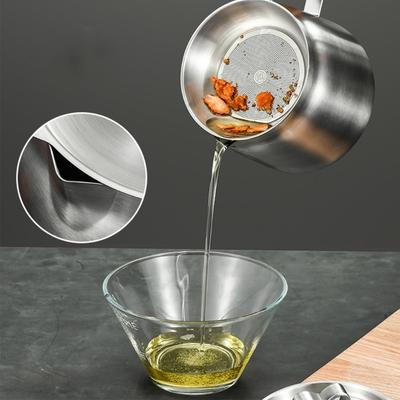 Food Grade Oil Strainer Pot With Removable Cover And Frying Basket Durable Kitchen Tool For Homes Restaurant