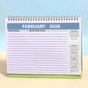 Printing Mini Calendar To Do List Daily Planner 2026 Schedule Planner  Desktop Decorations