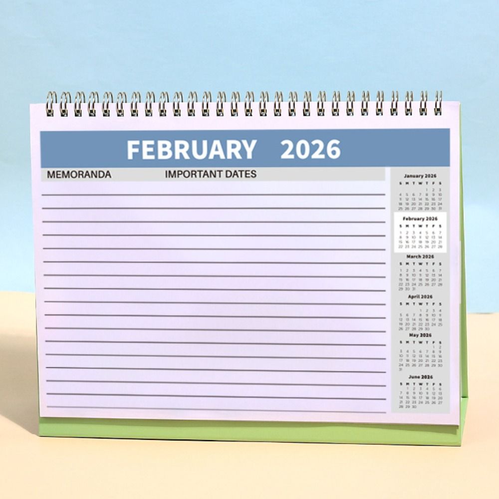 Printing Mini Calendar To Do List Daily Planner 2026 Schedule Planner  Desktop Decorations