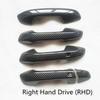 Door Handle Cover Trim for Kia Forte Cerato K3 BD    GT Car Accessories Plastic Imitation Carbon Fiber