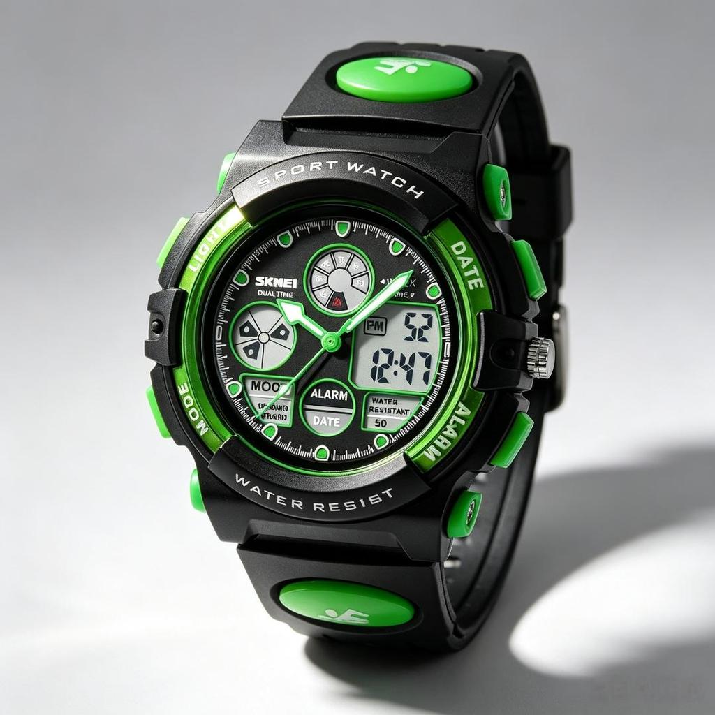 Kids Watch SKMEI Dual Movement School 50M Waterproof 1163