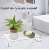 Acryl Tablett Podestständer Badezimmerdeko, Kristallklare Display-Erhöhungen Küche, Seifenablage für Theke, Spüle, Waschtisch