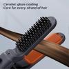 2-in-1 Ionic Hair Styler Wireless Hair Straightener Brush & Hair Curler for Home Travel