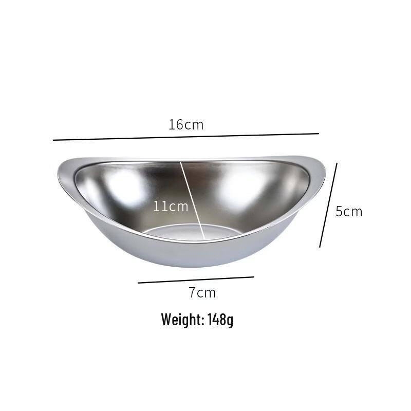 Korean Style 304 Stainless Steel Ingot Bowl