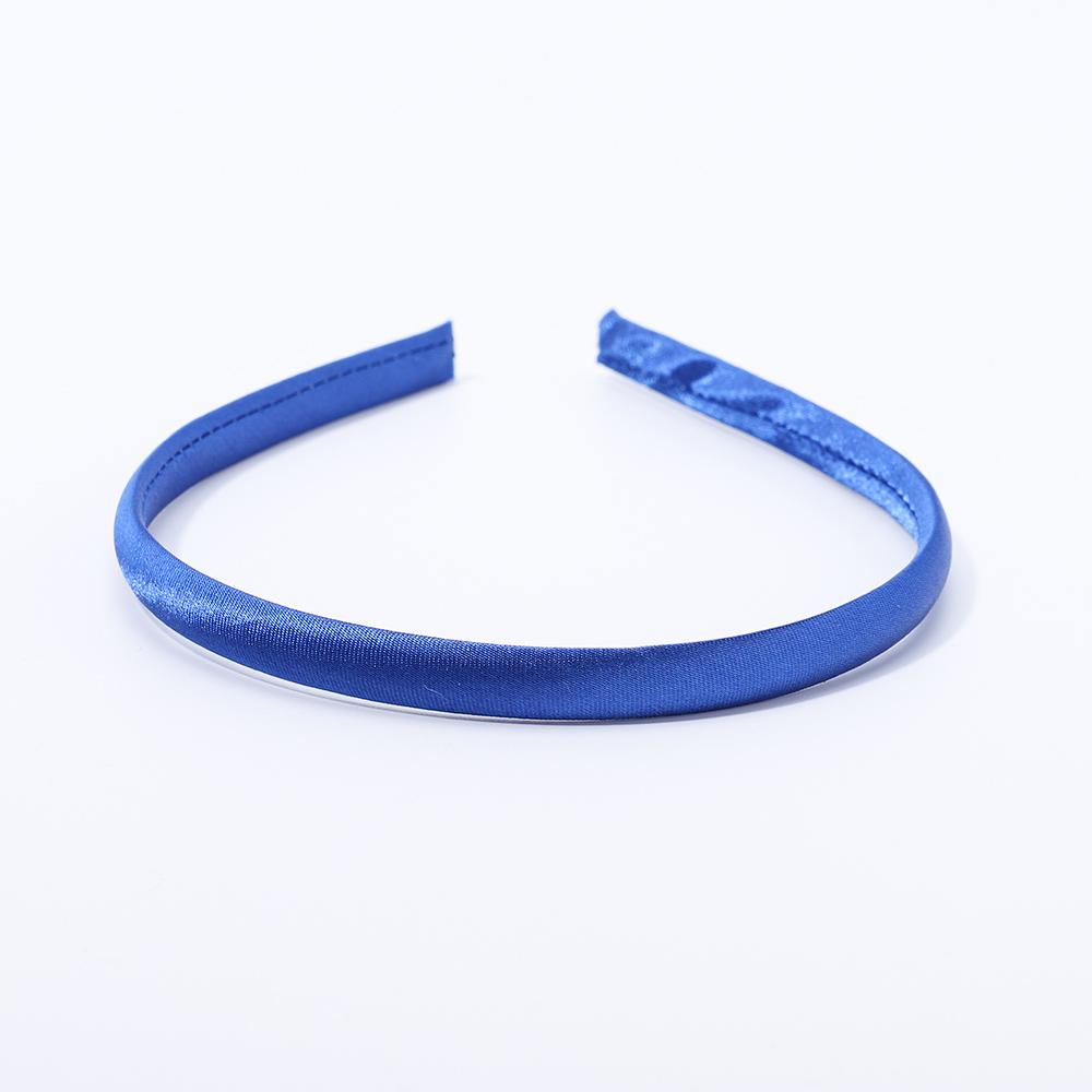 High Quality DIY Satin Covered Headbands Solid Fabric Resin Hair Band Plastic Hairbands Girls Hair Headband for Women
