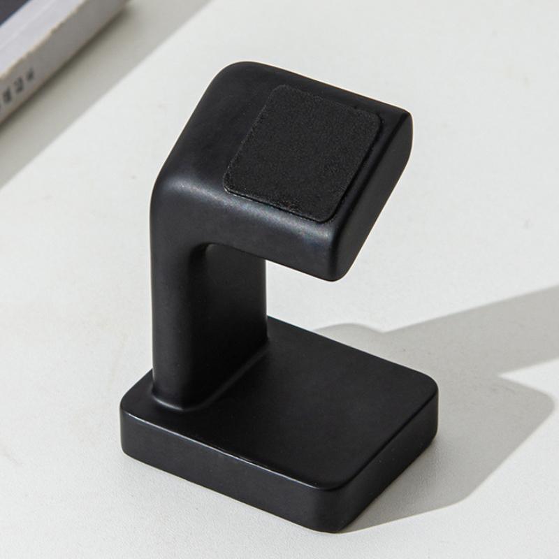 

1 шт. C-образный высококачественный держатель для часов, подставка для демонстрации ювелирных изделий, материал смола, гладкие края, органайзер, подставка для часов чёрный