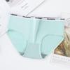 Seamless Japanese & Korean Style Women's Mid-Waist Summer Briefs - Breathable, Cute, Triangle Panties