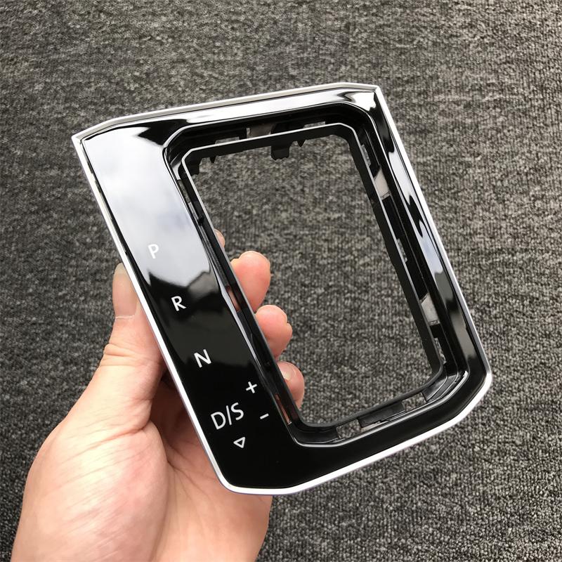 Automatic DSG Gear Shift Knob Shift Lever Head Knob Shiny Frame For VW Tiguan L 2017 2018 5NG 713 203 Car Accessories