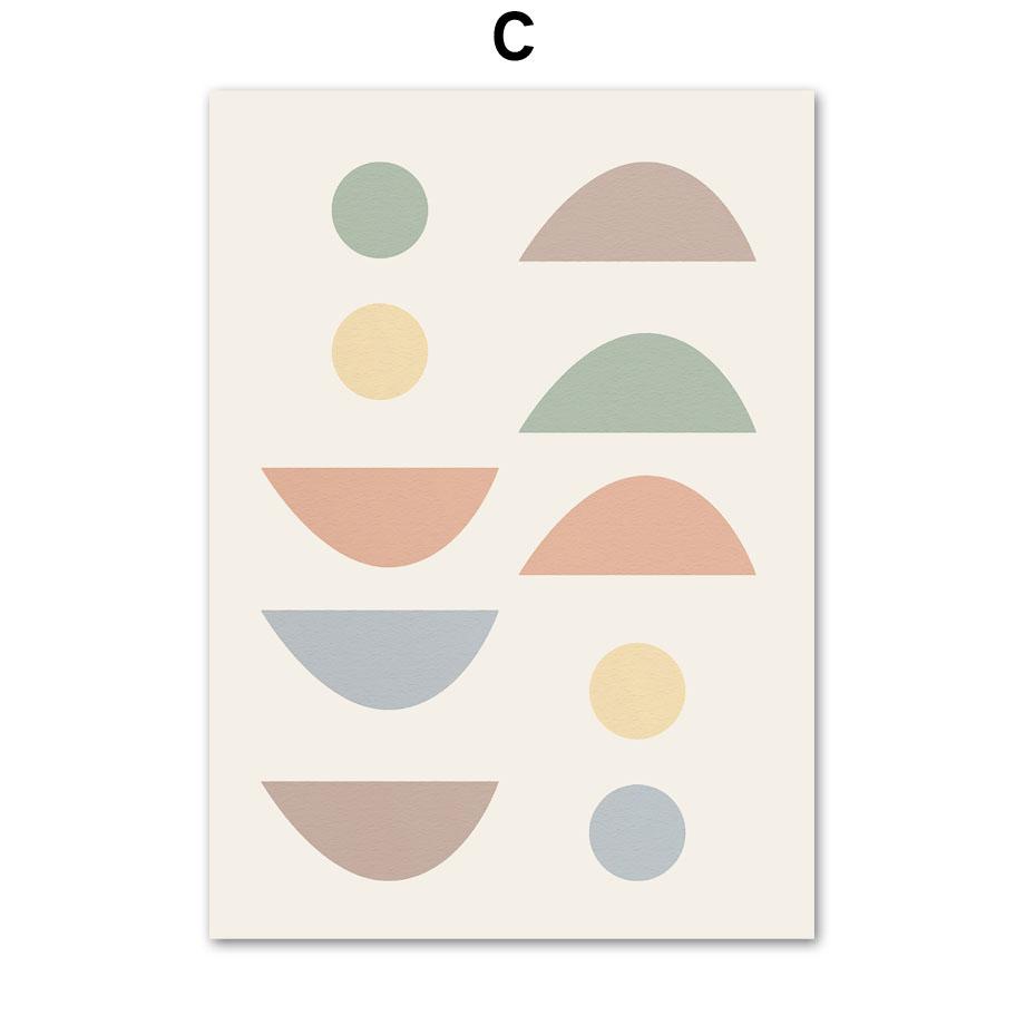 Flower Market Curve Girl Rainbow Abstract Posters Prints Canvas Painting Nordic Wall Art Pictures For Living Room Home Decor