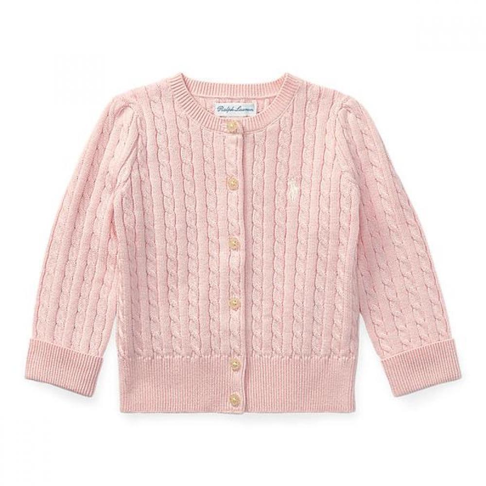 Ralph Lauren Baby Girls  Mini Cable Cotton Cardigan  Cwposwef6820039650 12M