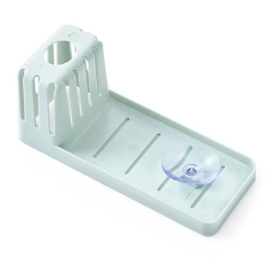 1 Pcs Kitchen Accessories Sink Shelf Suction Cup Sponge Drain Rack Multifunction Storage Racks Home Or