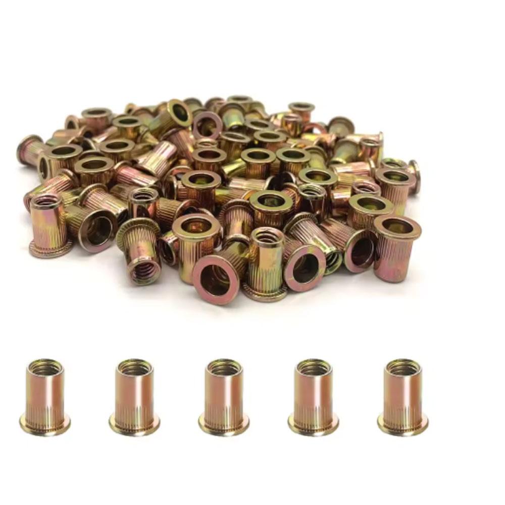 304pcs Rivet Nut And Manual Tool Set, Metric Rivet Nut Assortment (M3-M12), for Furniture, Decor, Automotive, Marine And Industr