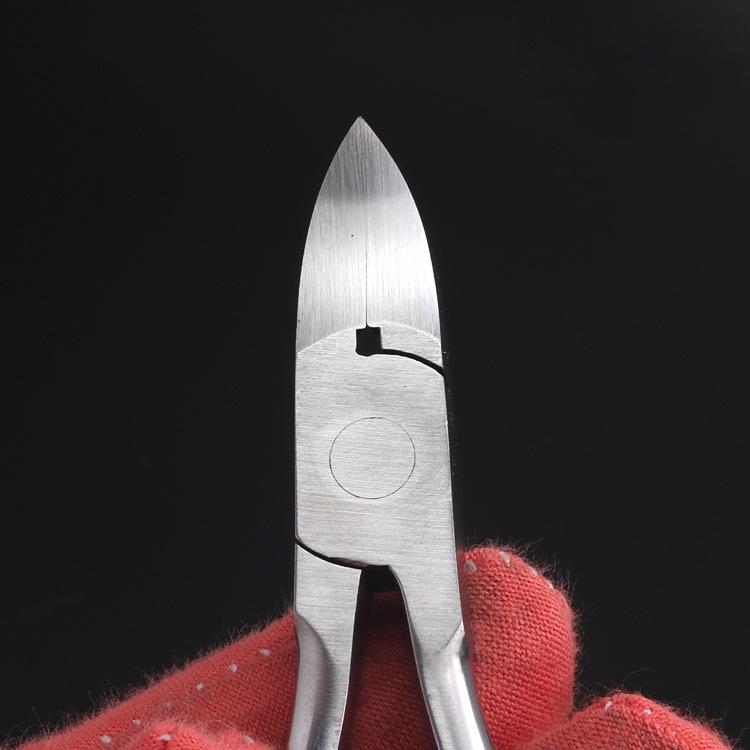 Stainless Steel Ingrown Toenail Clipper and Cuticle Nipper - Eagle Beak Design (Model 8717)