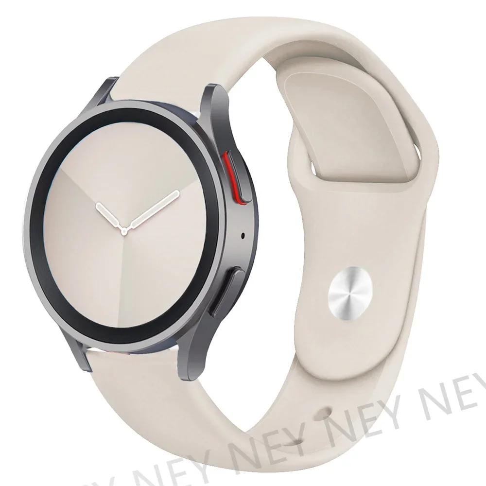 Silicone Strap For Samsung Galaxy Watch 6/5/5 pro/4/Classic/Active 2/Gear S3 20mm 22mm Sport Bracelet Huawei GT 2/e/3/4 Pro Band