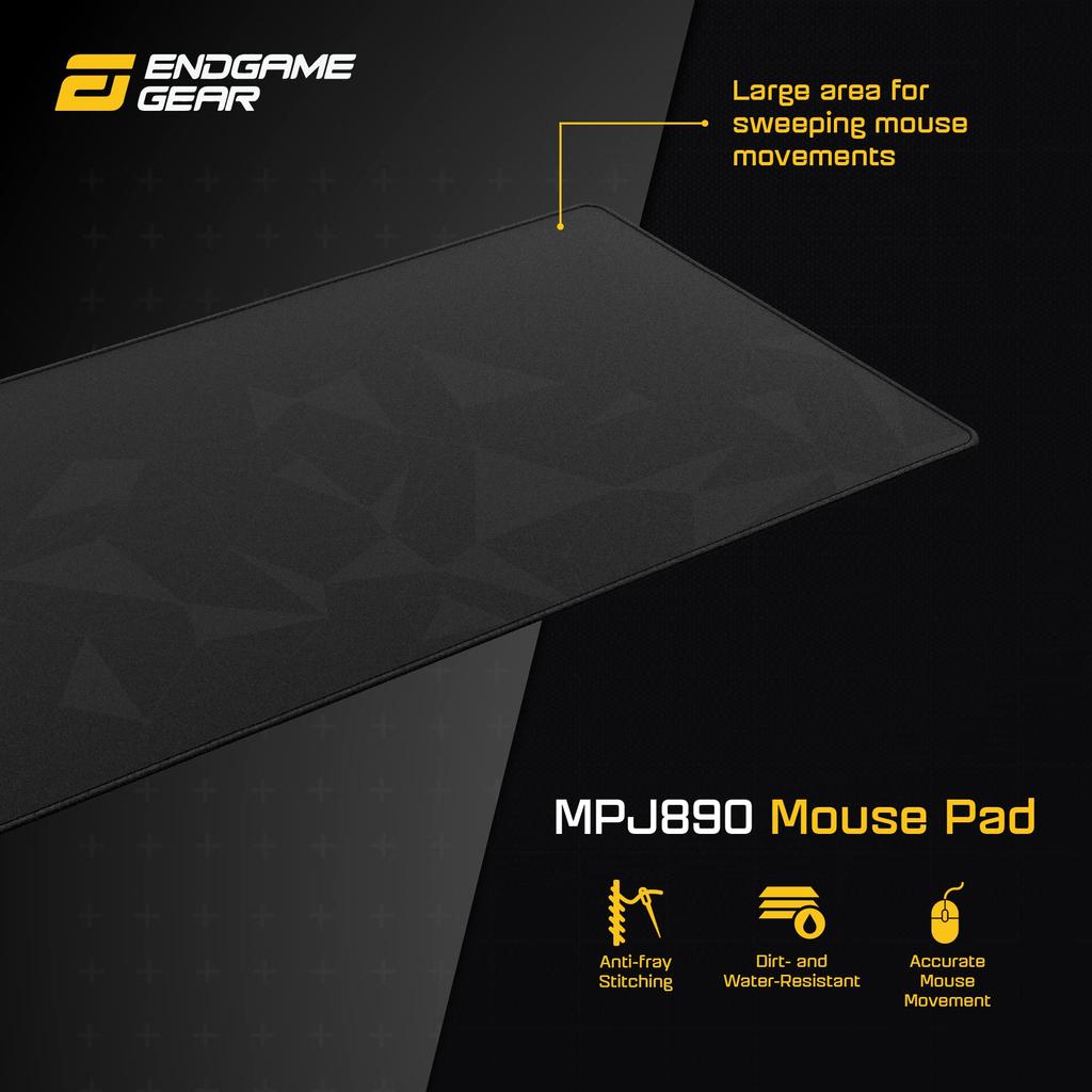 Endgame Gear Gaming Mouse Pad/Desk Mat, 890mm, Stealth Black, EGG-MPJ-890-SBK