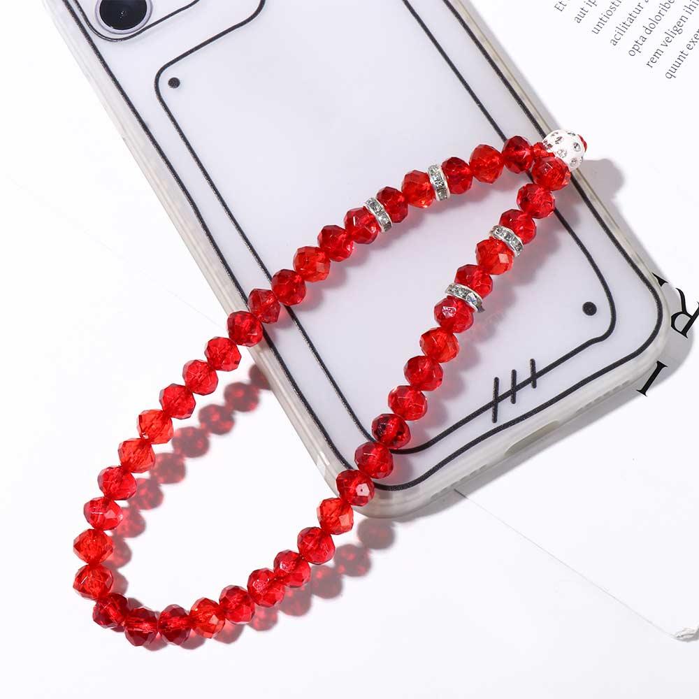 Lanyard Crystal Beads Mobile Phone Chain Mobile Phone Straps Phone Lanyards Crystal Phone Straps
