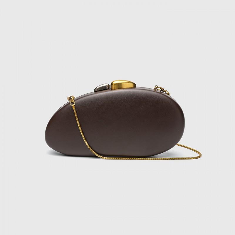 

ZR Similar Single Shoulder Bag Foreign Style Cross-slung Female Fashionable Small Round New Personality Chain Clip