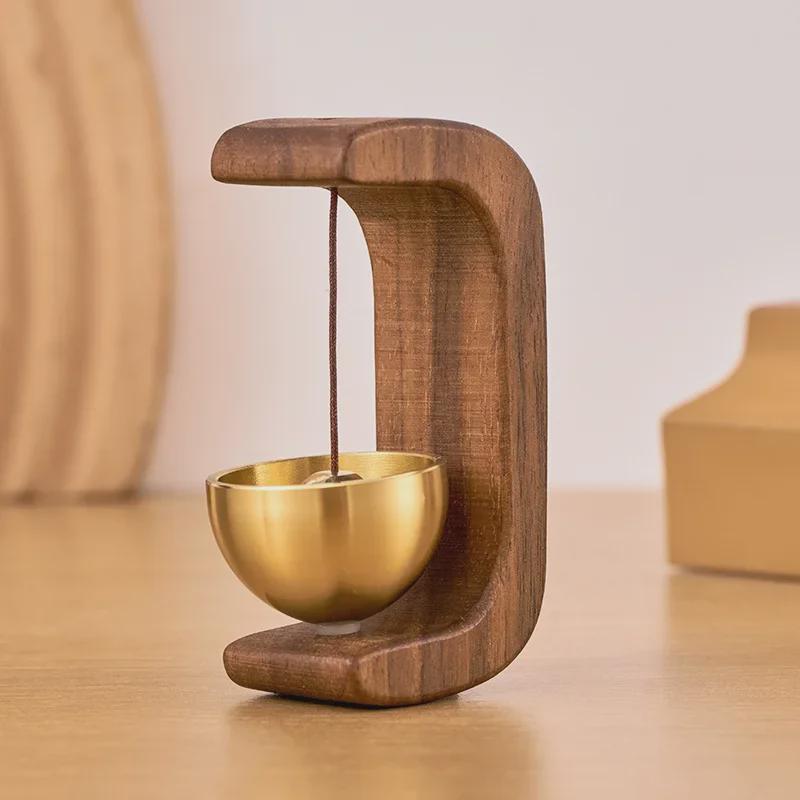 Dopamin Magnetisches Holz-Türspiel: Moderner Eingangsklingel & Dekor im chinesischen Stil