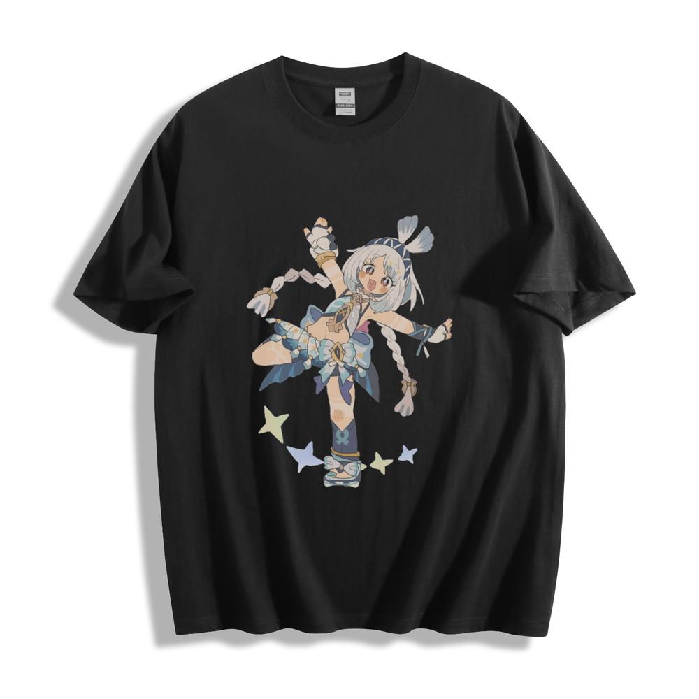 

Футболка Genshin Impact Mualani - Дизайн «Увядающая тайна», унисекс 4XL