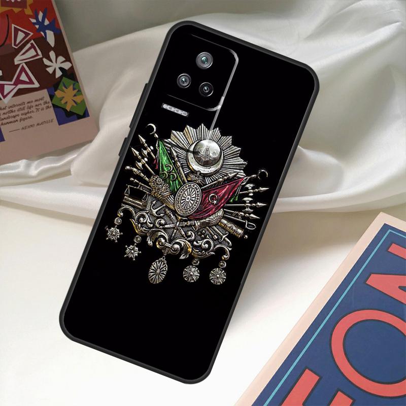 Ottoman Empire Coat Of Arms Case For POCO X6 Pro M6 X5 X3 M5s F3 F5 Xiaomi 14 Ultra 13 12 Lite 11T 12T 13T Pro Coque