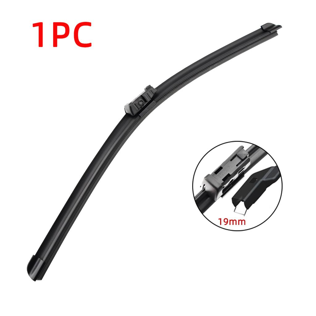 1 szt. Górna blokada 19 mm Wycieraczki samochodowe Uniwersalne miękkie gumowe bezramkowe bez uchwytu Wycieraczki samochodowe 14" 16" 17" 18" 19" 20" 21" 22" 24" 25" 26" 30"