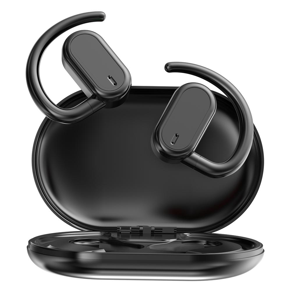 

GT04 Ear Hook Bluetooth-compatible Headset Bone Conduction Wireless Headphone Sports Earphone Black