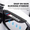 NTSM5 2PCS Car Rearview Carbon Fiber Mirror Rain Eyebrow Covers For BMW 1 3 5 7 Series M F01 F20 F10 F13 E52 E53 E60 E93